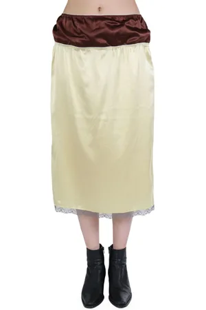 MERYLL ROGGE Layered-design midi skirt