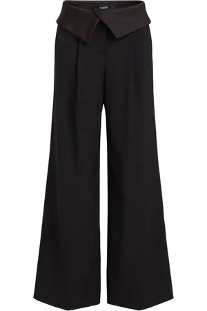 Karl Lagerfeld Pantaloni KL Studio sartoriali a gamba ampia