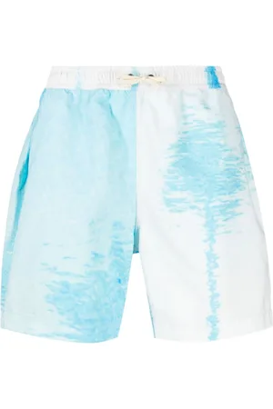 BLUE SKY INN Costume da bagno con stampa astratta