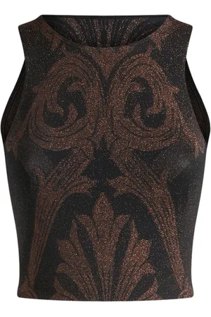 Etro Canotta con effetto jacquard
