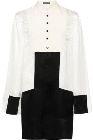 Alexander McQueen Abito corto effetto jacquard