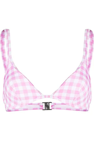 Ephemera Top bikini a quadri