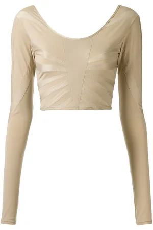 AMIR SLAMA Cropped bikini top