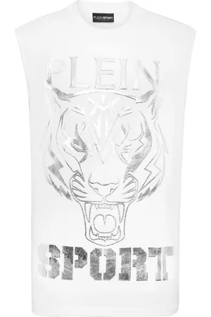 Philipp Plein Canotta con stampa tigre