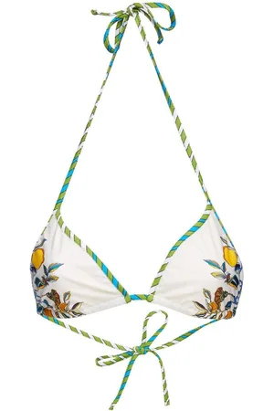 La DoubleJ Top bikini a fiori