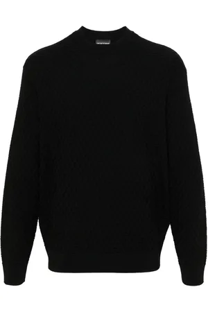 Emporio Armani Maglione con trama in rilievo