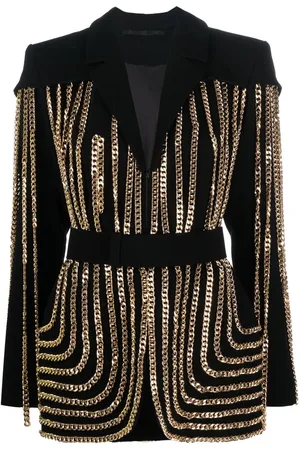 JEAN-LOUIS SABAJI Blazer monopetto con catena
