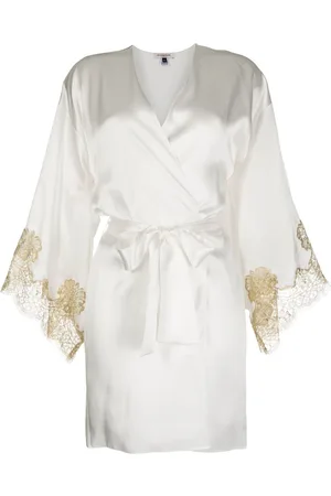 Gilda & Pearl Vestaglia Gina con bordo in pizzo