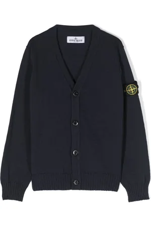 Stone Island Cardigan Compass con scollo a V