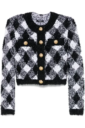 Balmain Giacca a quadri