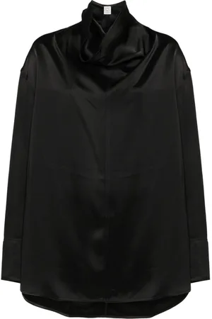 Totême Blusa con scollo a imbuto