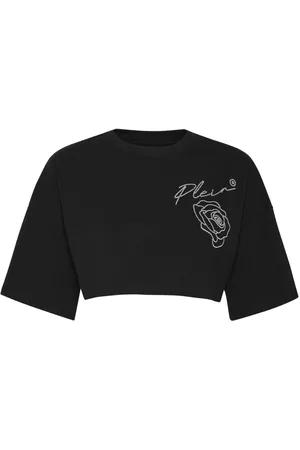 Philipp Plein Top corto Roses
