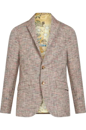 Etro Blazer monopetto con revers a lancia