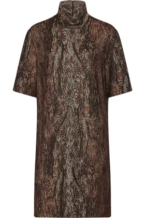 ROSETTA GETTY Tubino con collo rialzato
