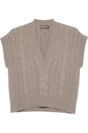 LORENA ANTONIAZZI Gilet in maglia