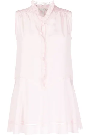 SHIATZY CHEN Blusa smanicata con ruches