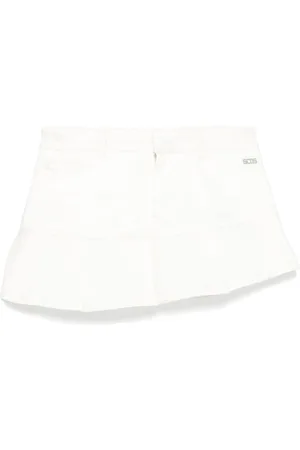 GCDS Minigonna con placca logo