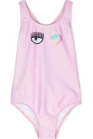 Chiara Ferragni Costume intero Eye Heart con logo