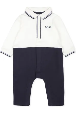 HUGO BOSS Tutina con dettaglio a righe