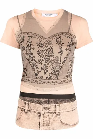Dior T-shirt Trompe l