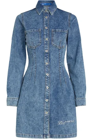Karl Lagerfeld Abito denim a maniche lunghe