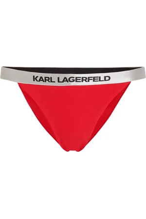 Karl Lagerfeld Slip bikini con banda logo