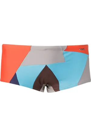 AMIR SLAMA Costume da bagno con stampa geometrica