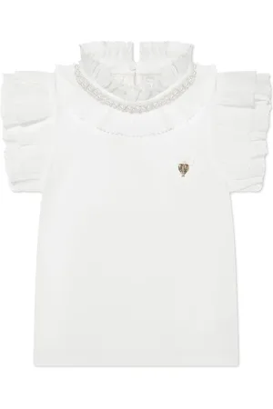 Angels Face T-shirt con ruches