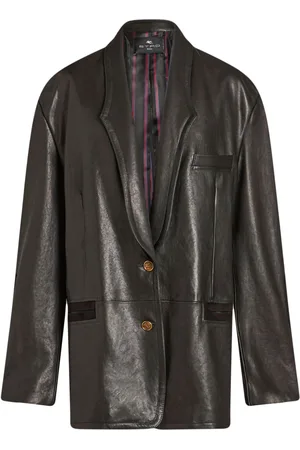Etro Giacca con rifinitura in suede