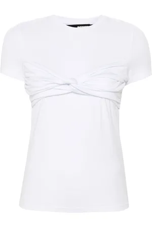 ROTATE T-shirt con design attorcigliato