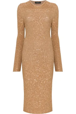 Fabiana Filippi Abito midi con paillettes