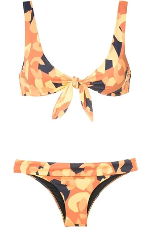 Brigitte Set bikini Ray con stampa astratta