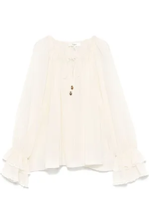 Chloé Blusa con dettaglio arricciato