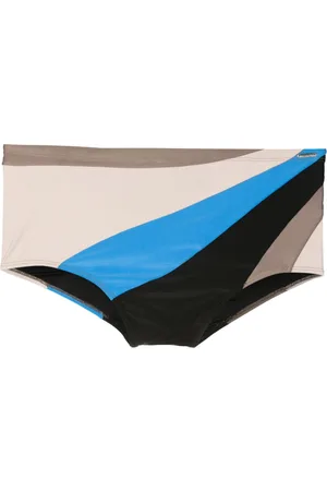 AMIR SLAMA Costume da bagno con design color-block