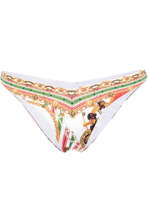 Camilla Slip bikini con stampa Saluti Summertime