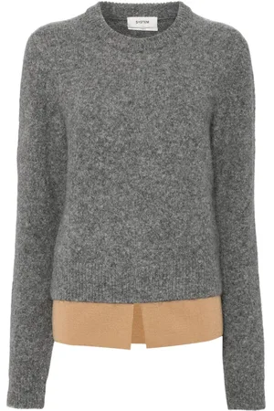 SYSTEM Top con strato a camicia