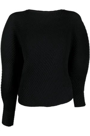 Issey Miyake Felpa asimmetrica