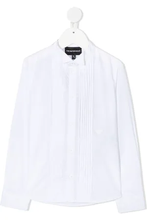 Emporio Armani Camicia con pettorina plissettata