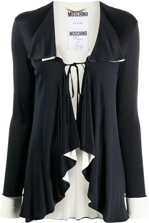Moschino Cardigan con nodo frontale