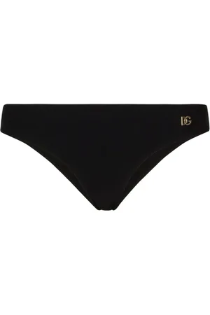 Dolce & Gabbana Slip bikini con placca logo