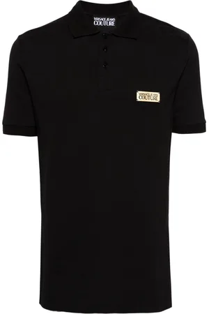 VERSACE Polo con placca logo