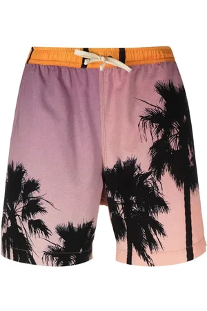 BLUE SKY INN Costume da bagno con stampa palm tree