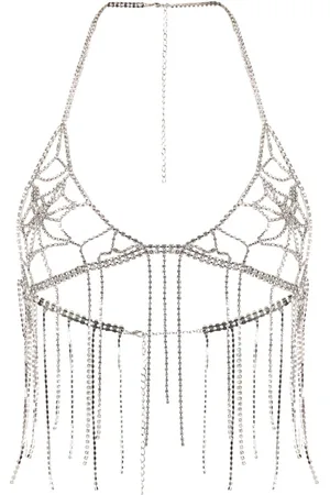 LOULOU Top con strass x Lit Appeal