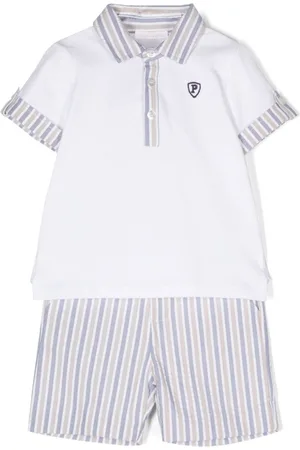 PATACHOU Set con shorts e motivo a righe