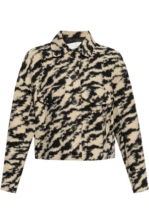 Marant Etoile Cappotto Ferida con stampa