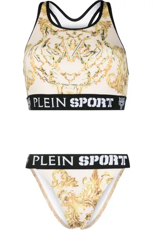 Philipp Plein Bikini con stampa barocca