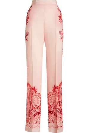 Etro Pantaloni con stampa paisley