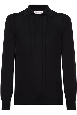 Brunello Cucinelli Polo lavorata a maglia