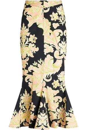 Etro Gonna midi con stampa astratta