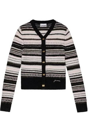 Ganni Cardigan a righe